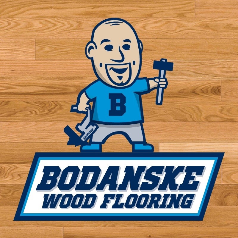 Bodanske Wood Flooring Mascot and Logo