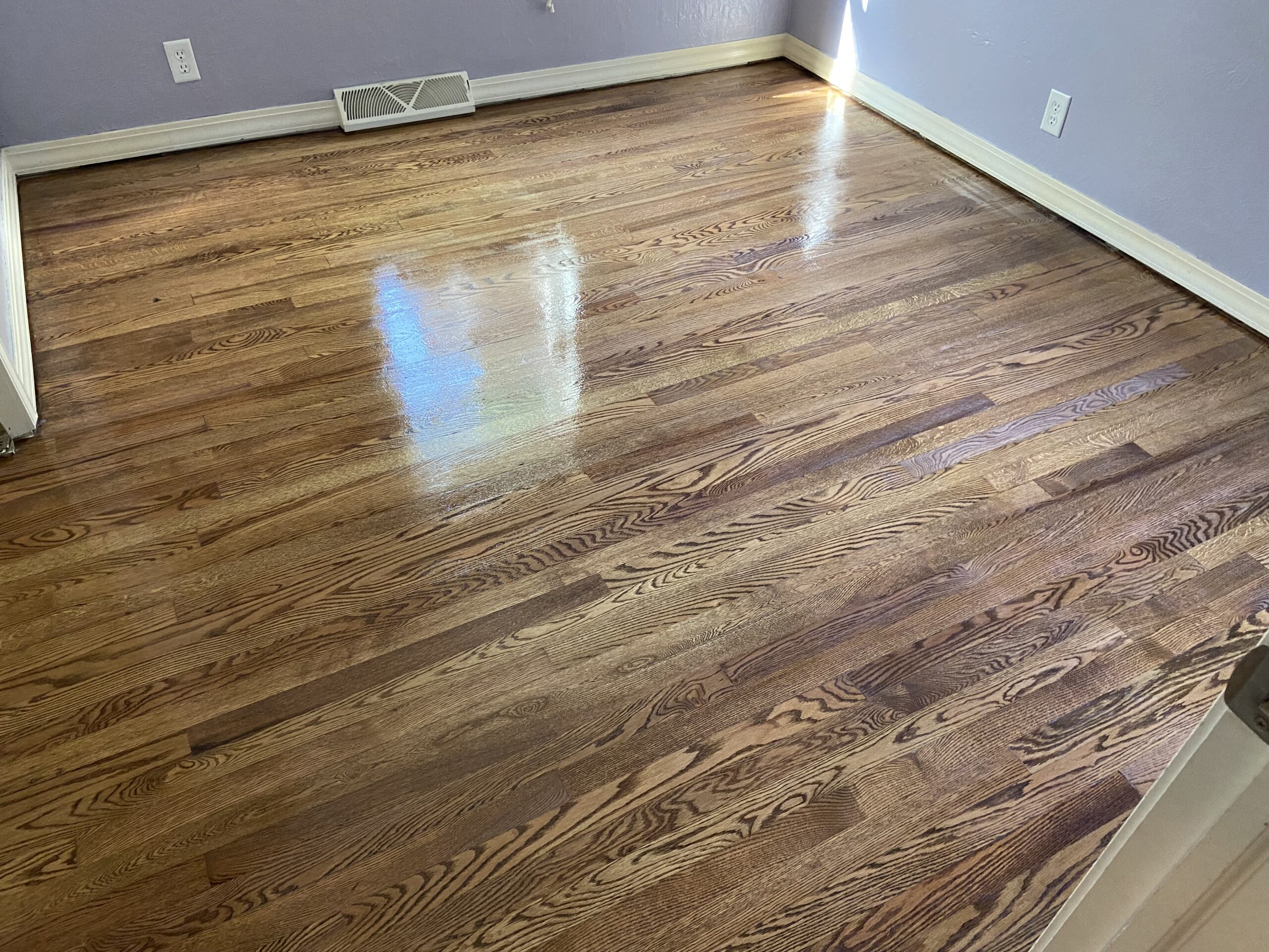 hardwood floor refinished by Bodanske Wood Flooring