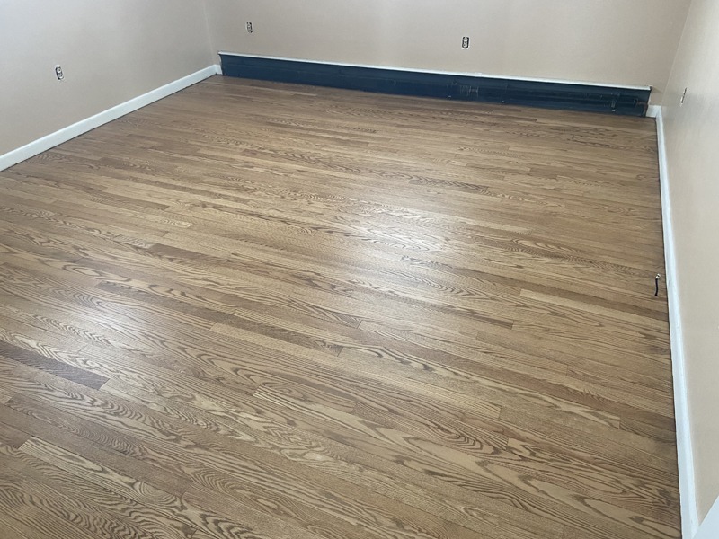 Hardwood Floor, Cleaned Before Refinishing