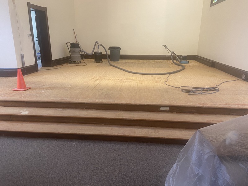 Sanctuary Hardwood Floor Restoration Process 1