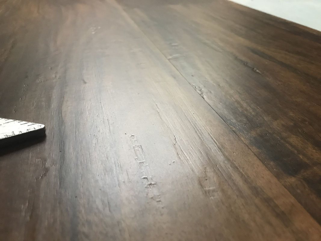 Close-up of vinyl floor texture