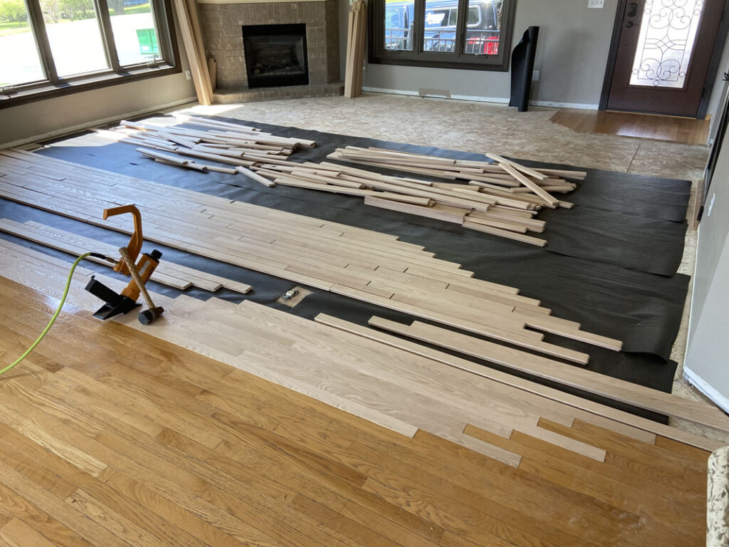 Bodanske Hardwood Floor Installation project A img 1