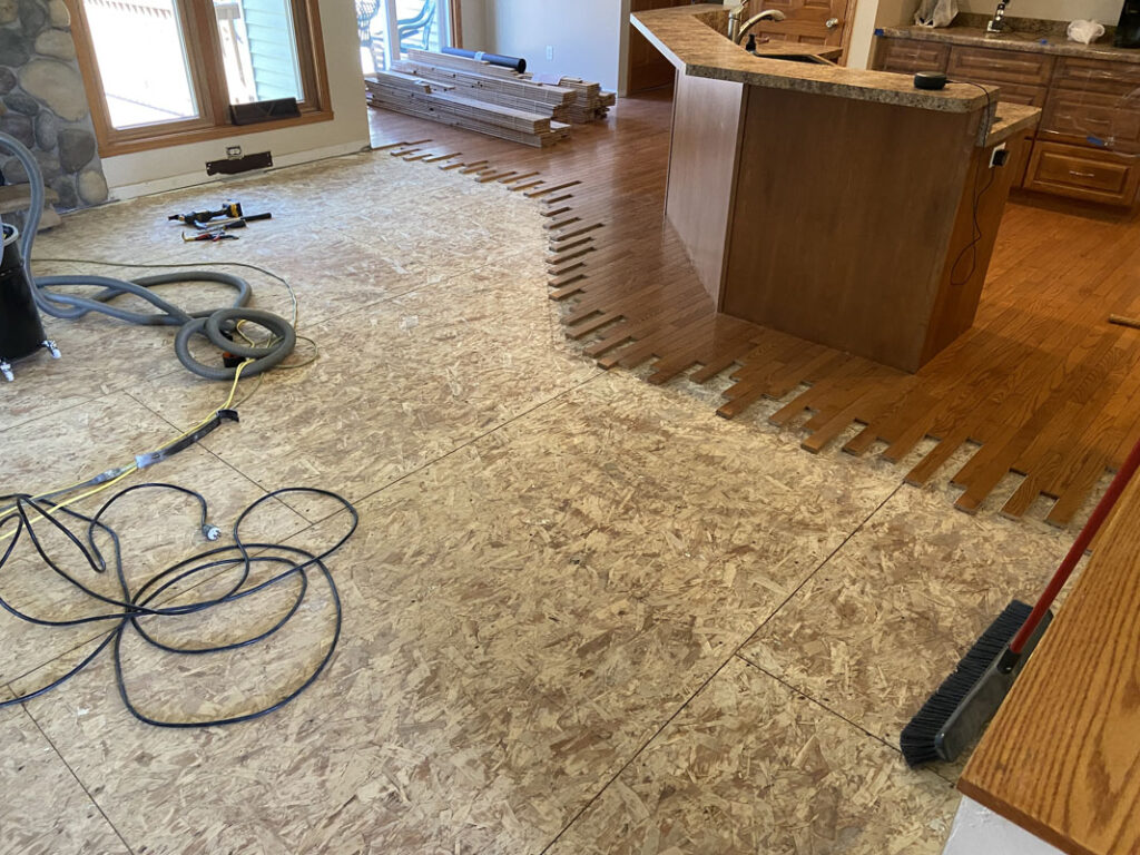 Bodanske Hardwood Floor Installation project B img 1