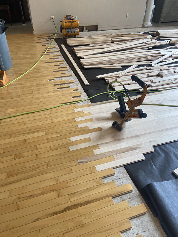 Bodanske wood flooring replacing old wood floors 1